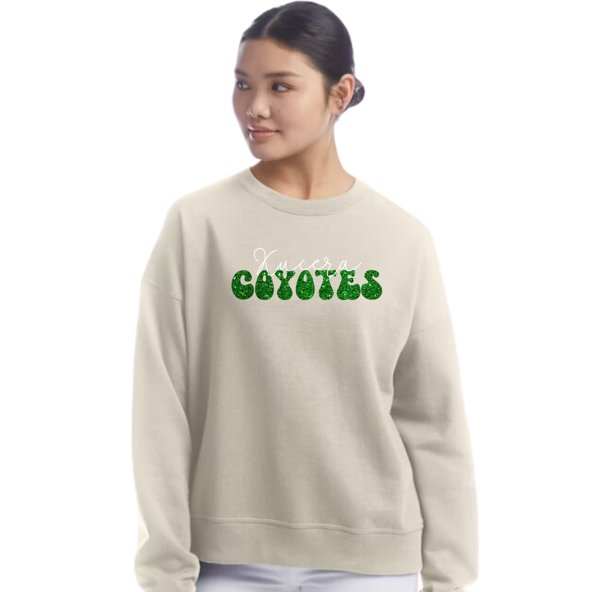 Groovy Coyote Crew Neck Sweatshirt