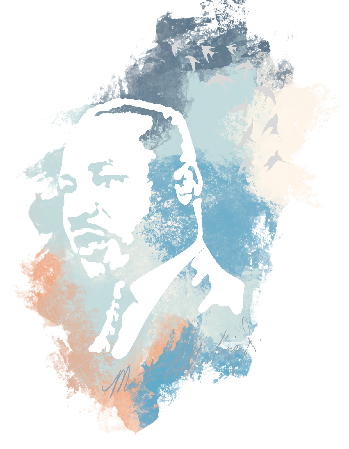Dr. King Black History Month T Shirt