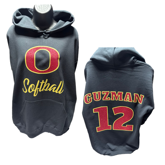 Ontario Softball Glitter Hoodie